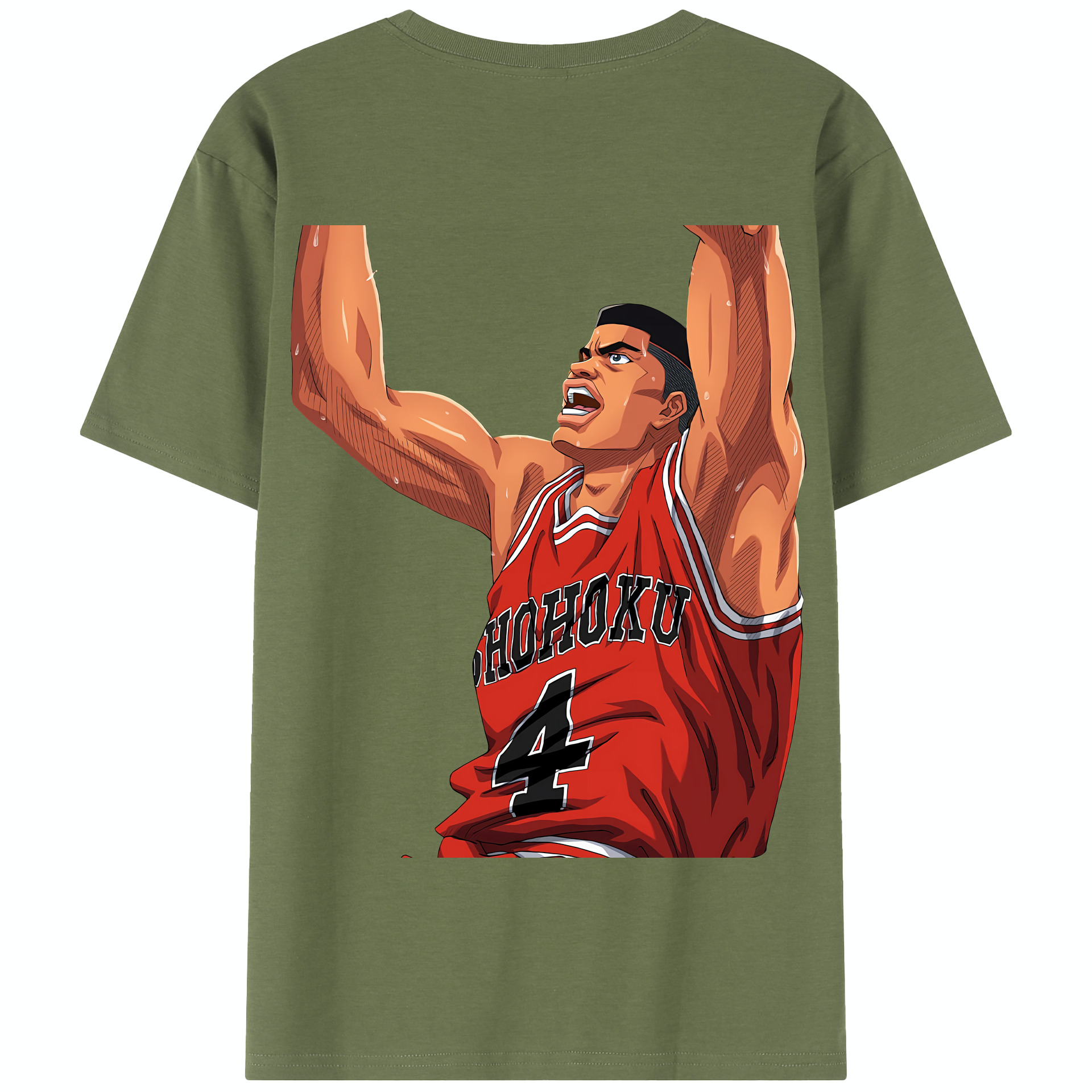 SLAM DUNK／スラムダンク 綿100％半袖Tシャツ（背面プリント）
